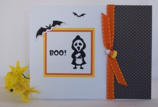 handmade halloween card craft