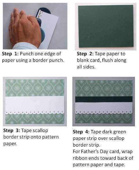 make a fathers day card directions
