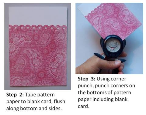 homemade valentine cards instructions step 2