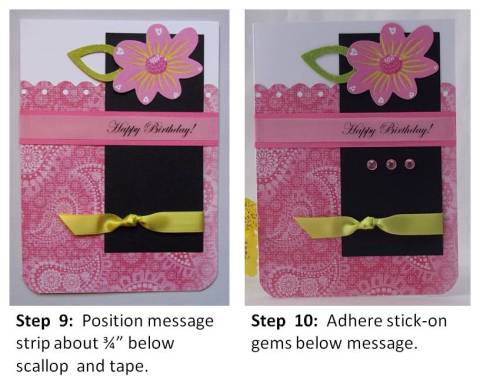 make birthday card instructions step 5