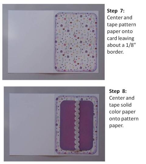 create a brithday card instructions step 4