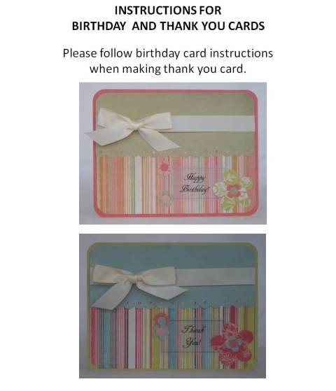 making your own birthday card instructions