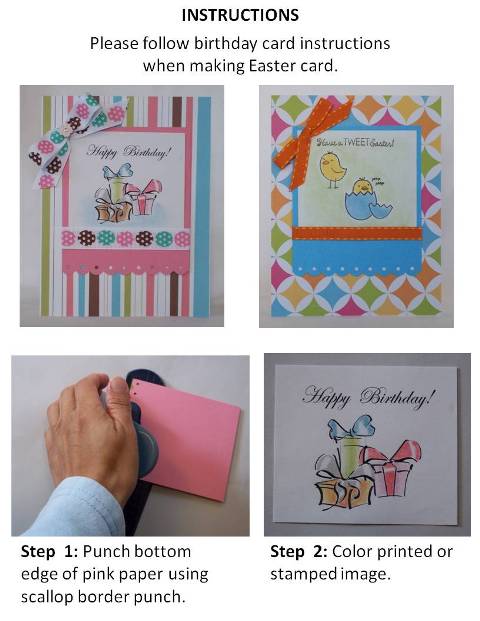 handmade birthday card idea instructions