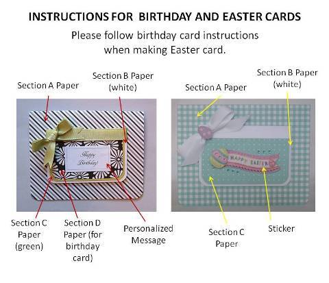 easter cardmaking instructions
