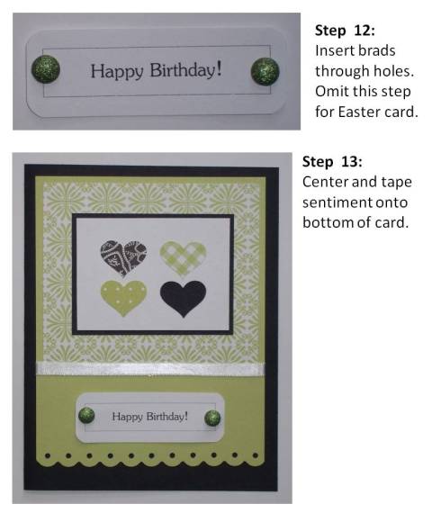 make easter cards instructions