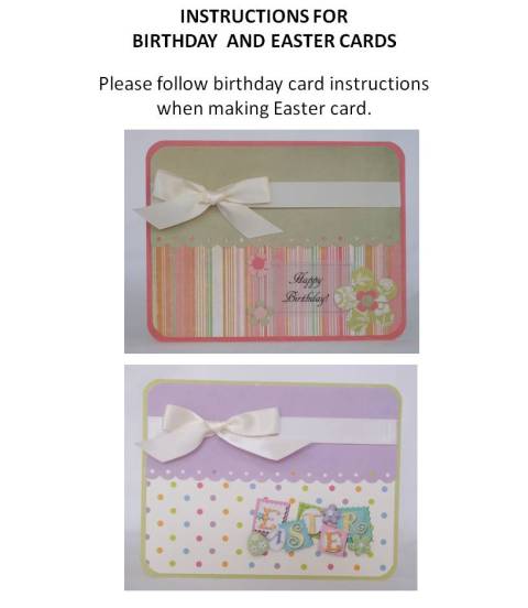 handmade easter cards instructions