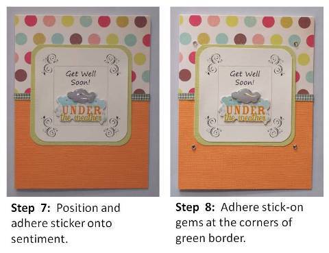 get well soon homemade card step by step instructions