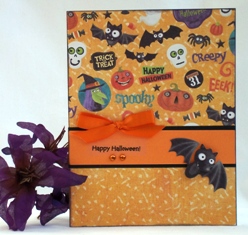 halloween card craft