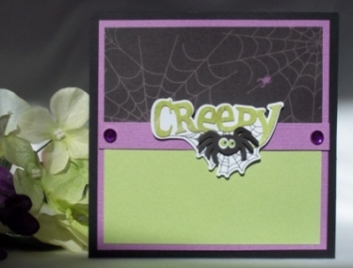 halloween craft card