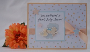 Handmade Baby Shower Invitations