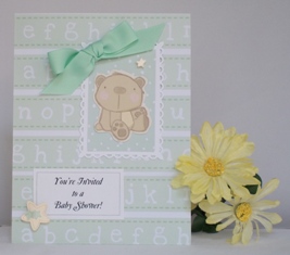 Handmade Baby Shower Invitations