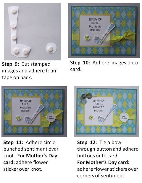 mothers day card making idea - directions