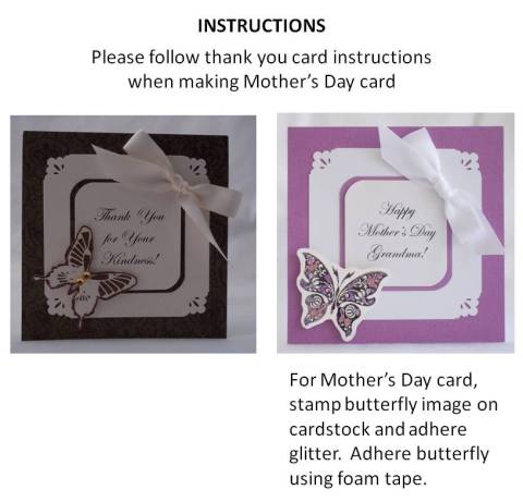 mothers day card craft - directions