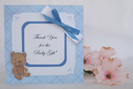 cute thank you card ideas. thank you for baby gift