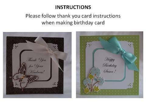 design a birthday card instructions