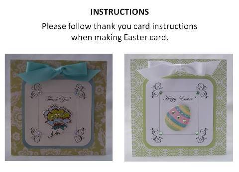 making easter cards instructions