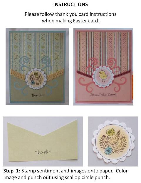 homemade easter cards step by step instructions