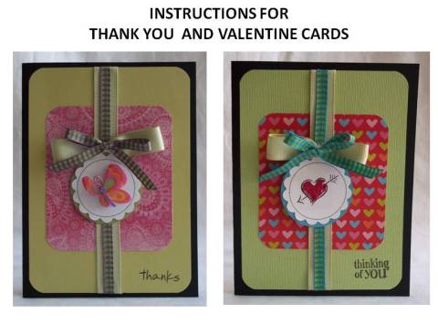 homemade thank you cards instructions