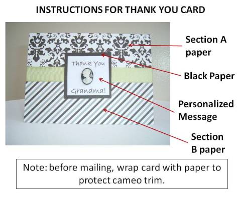 thank you card ideas instructions