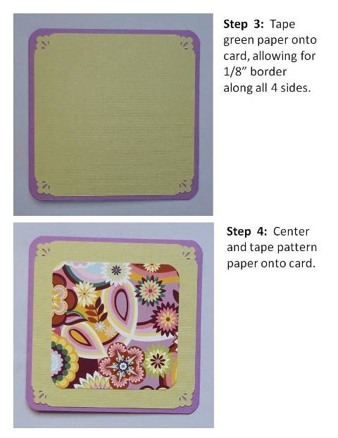 thank you card ideas instructions step 3