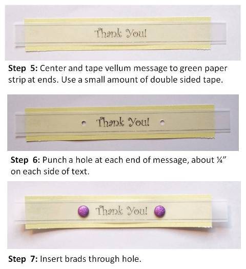 thank you card ideas instructions step 4