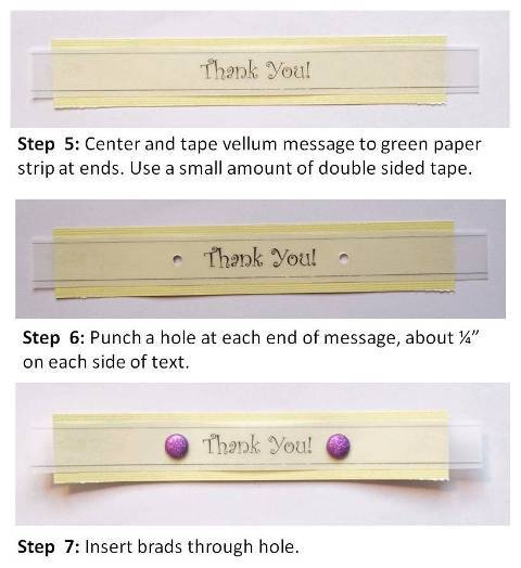 thank you card ideas instructions step 4