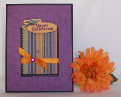 make a halloween purple crow