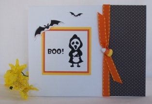 handmade halloween card craft