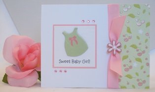 handmade baby greetings