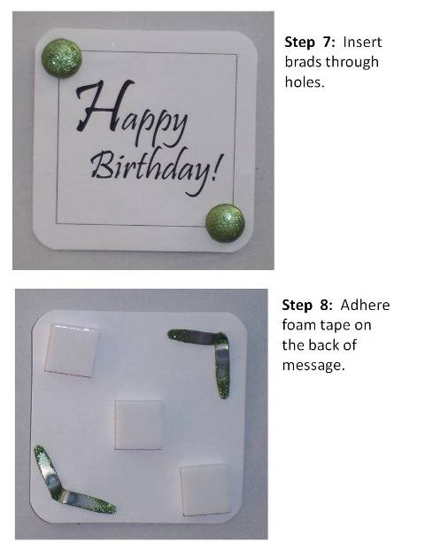 create a birthday card instructions step 5