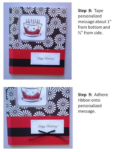 Homemade Birthday Card Ideas instructions step 5