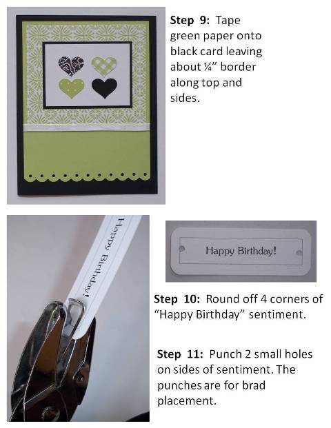 handmade valentine cards purple hearts instructions slide6