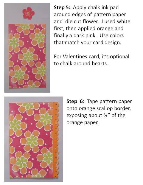 Valentines card ideas lovey dovey step 4