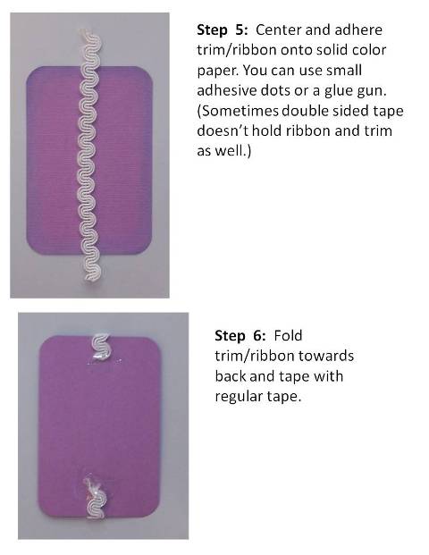 create a brithday card instructions step 3