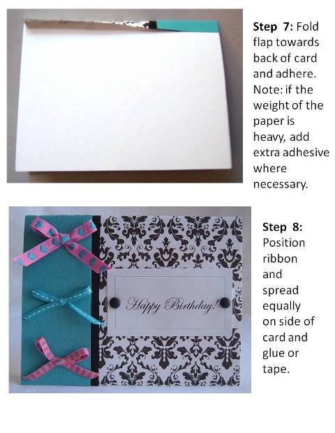 birthday card idea instructions - how to make