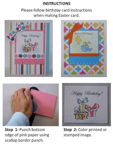 handmade easter greeting cards instructions