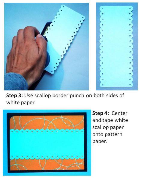 scrapbooking card idea instructions