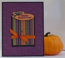 unqiue halloween cards purple