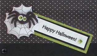 halloween card idea sentiment