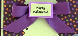 unique halloween cards bow