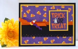 homemade halloween card