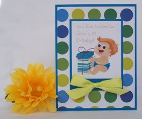 1st birthday invitation idea