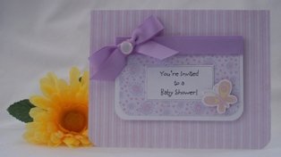homemade baby shower invitations