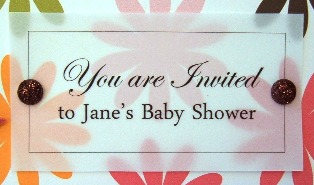 baby shower invitation