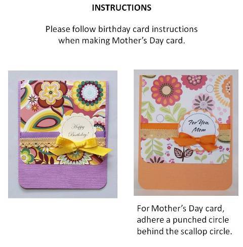 mother day card homemade instructions