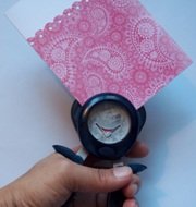 using a craft punch to make greeting cards