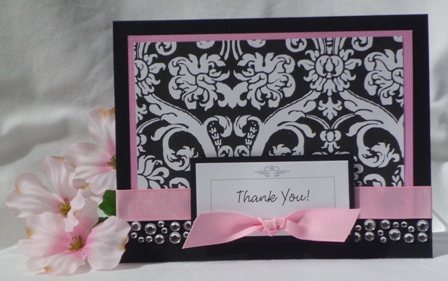 handmade thank you card