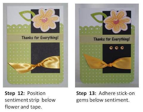 thank you card ideas instructions slide 6