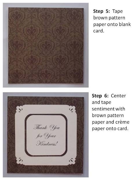 make thank you cards instructions