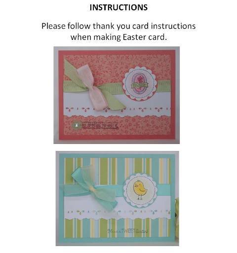 make a easter card instructions